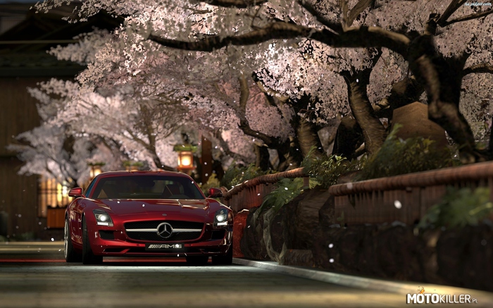 Mercedes SLS – Według mnie perfekcyjnie dobrany kolor 