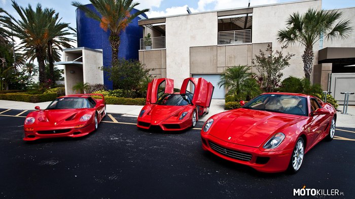 Ferrari F50, Enzo & 599 GTB Fiorano –  