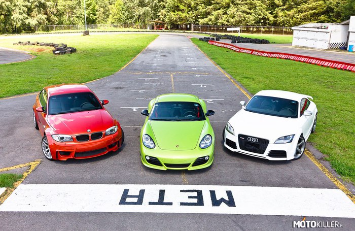 BMW 1M, Porsche Cayman R & Audi TT RS –  