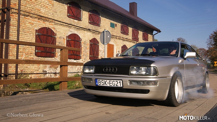 Audi 80 B3 Coupe – Na drewnie też można 