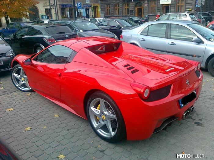 Ferrari – napotkane dziś w Bielsku 