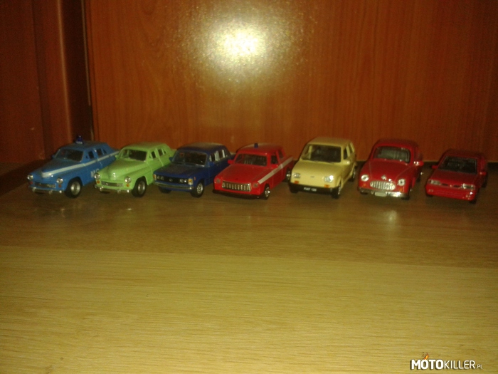 Moja kolekcja klasyków – Warszawa 224 MO, Warszawa 224, Fiat 125P, Trabant 601-S, Fiat 126P, Syrena 105L, Polonez Caro Plus 