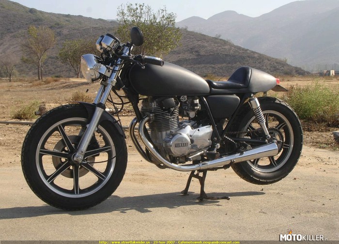 Yamaha xs400 – Mój wymarzony motocykl. Na wiosnę prawdopodobnie spełnię swoje marzenie i zacznę projekt. Mam wizję prawie identyczną do tej z obrazka. Co o tym myślicie jak na pierwszy motocykl? 