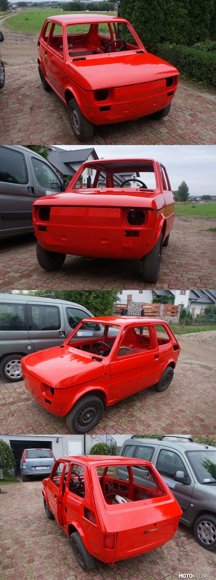 Fiat 126 BIS cz.6 – Fiacik w dniu powrotu od lakiernika.
Zdjęcia z remontu na moim profilu. 