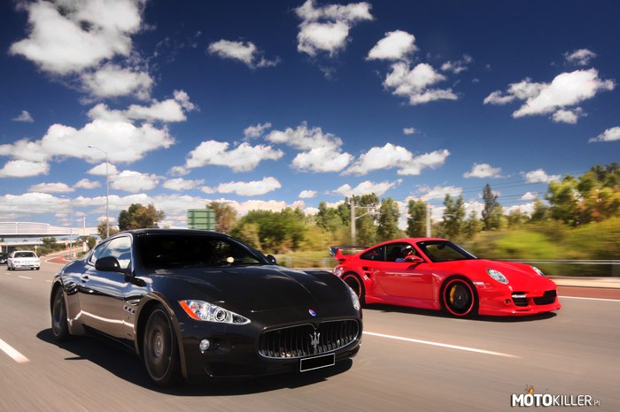 Maserati GranTurismo & Porsche 911 Turbo –  