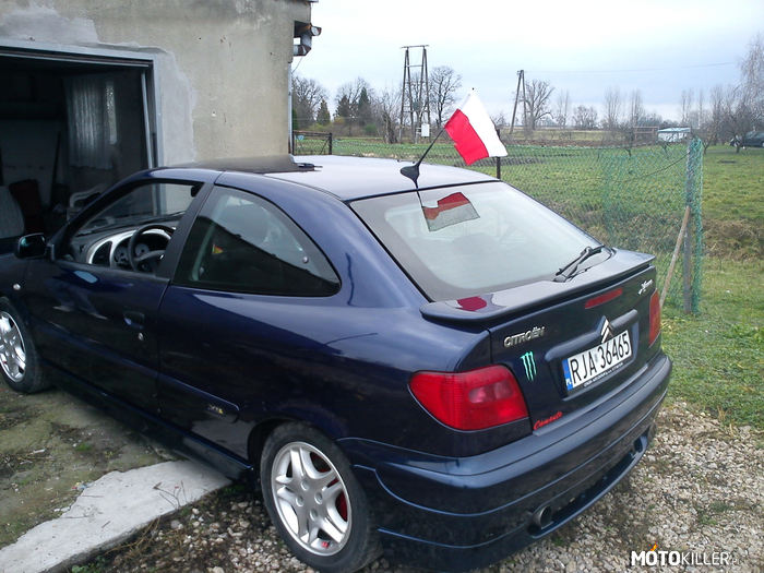 Jestem Patriotą! (11.11) – Mimo że mam Francuskie auto sprowadzone z Niemiec wraz z Polską flagą wyprodukowaną w Chinach. 