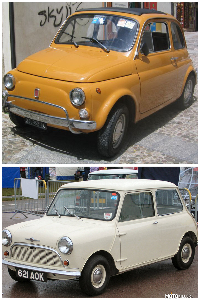 Fiat 500 lub Mini Morris