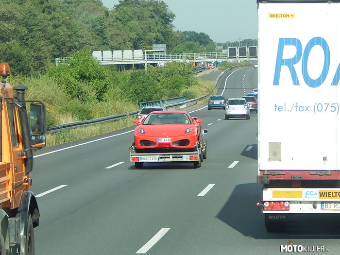 Ferrari – Taka fotka z wakacji w ciężarówce 