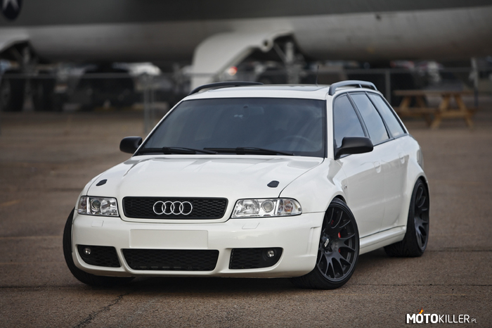 Biała na BBS-kach – Audi S4 