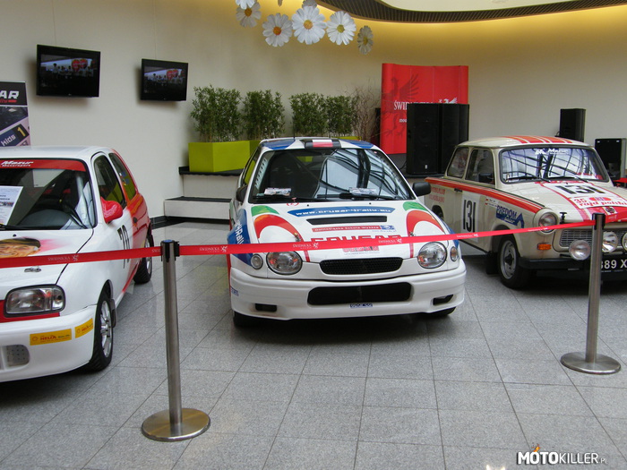 Rajd Świdnicki Krause 2013 – Dla szerszego grona rajd bardziej znany jako Elmot. Nissan Micra, Toyota Corolla i Trabant 