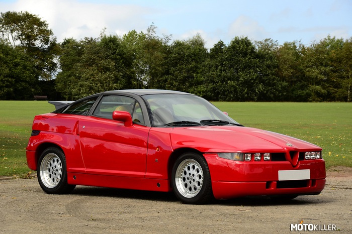 Alfa Romeo SZ – Wyprodukowano jedynie 1000 sztuk SZ z nadwoziem coupé i 800 kabrioletów RZ. 