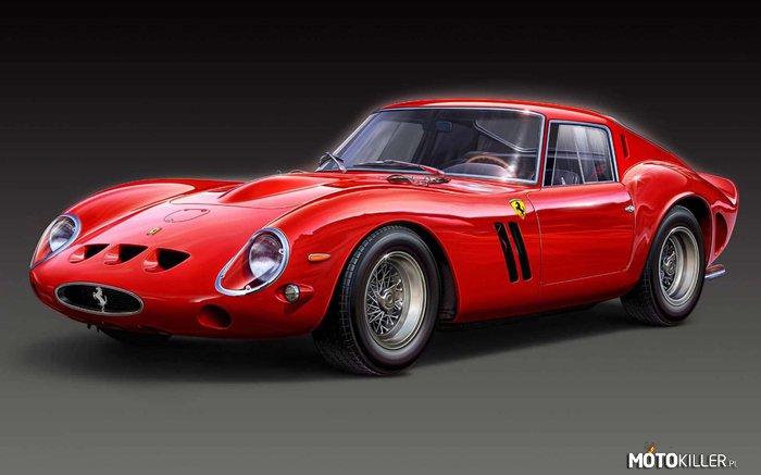 Ferrari 250 GTO – Najdroższy samochód świata. Produkcja 1962-1964.Wyprodukowano 33 lub 36 egzemplarzy 