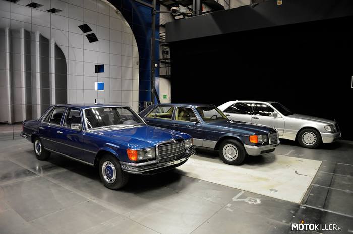 Mercedesy Klasy S - W116, W126 i W140 – W tunelu aerodynamicznym. 