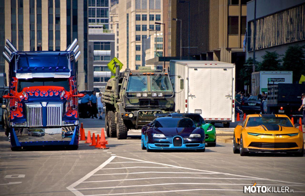 Na planie filmu Transformers 4 – Trochę się auta pozmieniały od poprzednich części. 