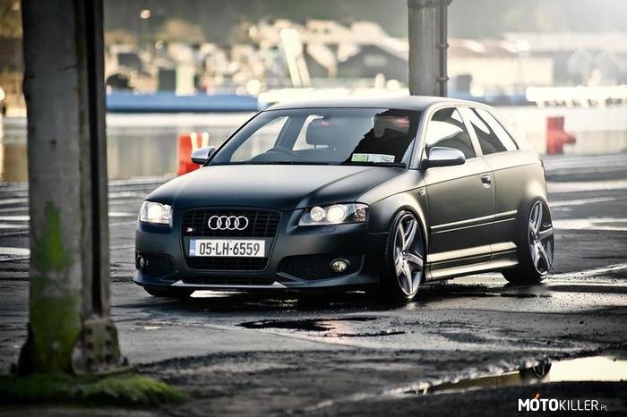 Audi A3 – w czarnym macie 