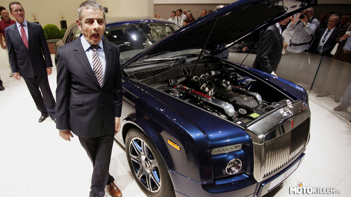 Royce Rolls Phantom V16 – i Rowan Atkinson. Cóż za zestaw 