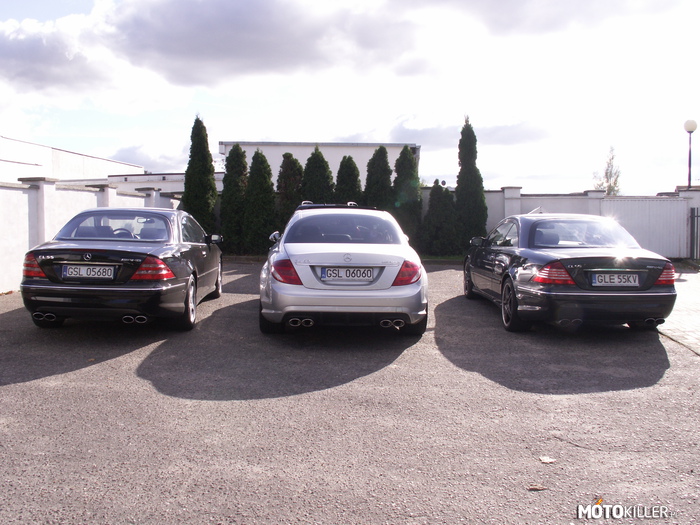 CL AMG Parking Only – Spotkanie trzech kolegów... 
Mercedes CL 215 & 216 AMG 