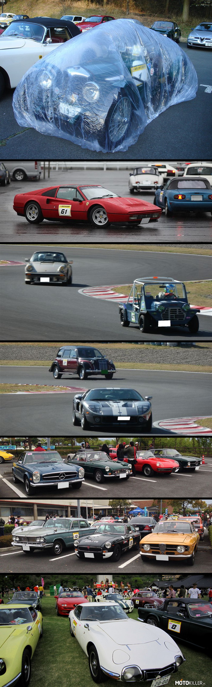 Cento Miglia Japan – Nie sposób umieścić na jednym zdjęciu, ogromu różnych samochodów, jakie pojawiają się na tym japońskim zlocie, organizowanym od 2001 roku. 
