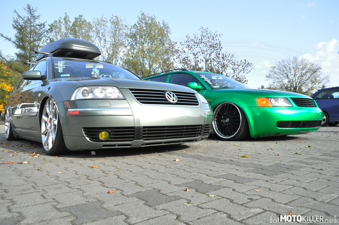 2 świetne projekty VW passata – Zdjęcie zrobione na zakończeniu sezonu w Dąbrowie Górniczej 
