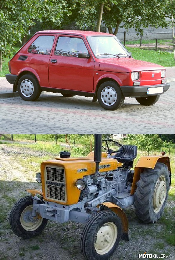 Kto się uczył jeździć na tych maszynach – Ja nauczyłem się jeździć najpierw na traktorze, a dopiero później wsiadłem do malucha.
Ale przynajmniej wiem, że miałem zajebiste dzieciństwo. 