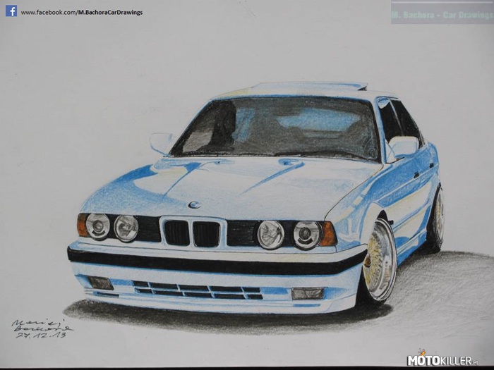BMW 5 E34 – Mój rysunek.
[Zapraszam do polubień na Fb] 