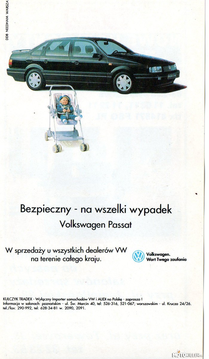 Volkswagen Passat - reklama &apos;93 – Bezpieczny - na wszelki wypadek 