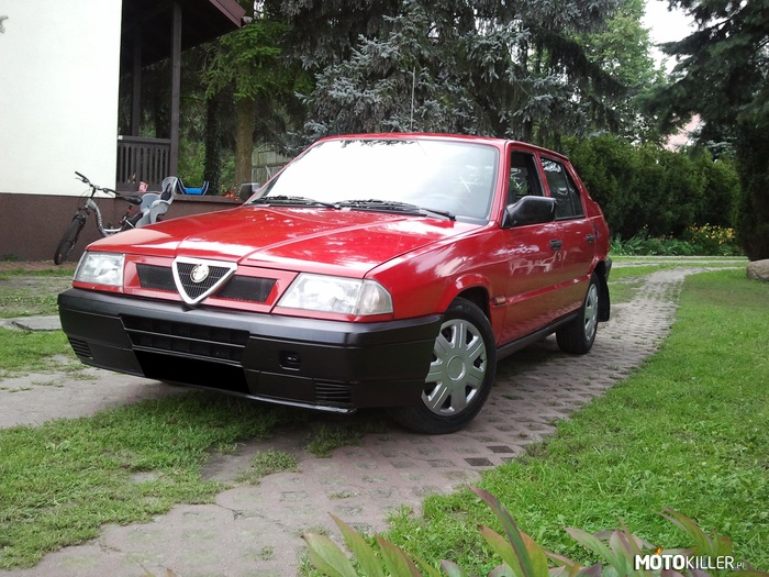 Alfa Romeo – Alfa Romeo 33. Samochód rzadko spotykany na polskich drogach z wyjątkowym silnikiem o pojemności 1351ccm w układzie boxer zasilany dwoma gaźnikami. 