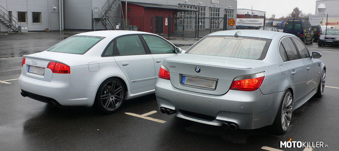 Dwa potwory – Audi RS4 i BMW E60 M5 