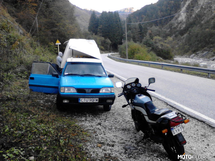 Poldek we Włoszech – truck w Alpach jesień 2013 