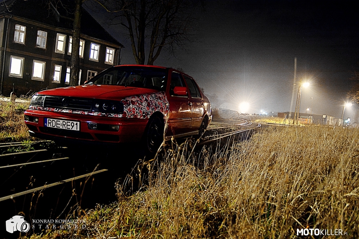 VW VENTO 1.9 TDI+ – Nocna przejażdzka i fotka na zimowym jeszcze setupie. 