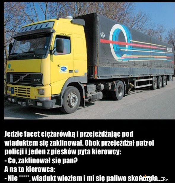 Przygoda kierowcy ciężarówki –  