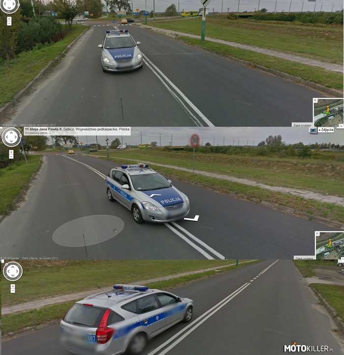 Policja vs Google StreetVview – Czyli kolejny przypadek kiedy prawo ich nie dotyczy 