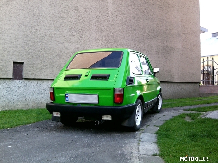 Fiat 126p – kolorek kawasaki 