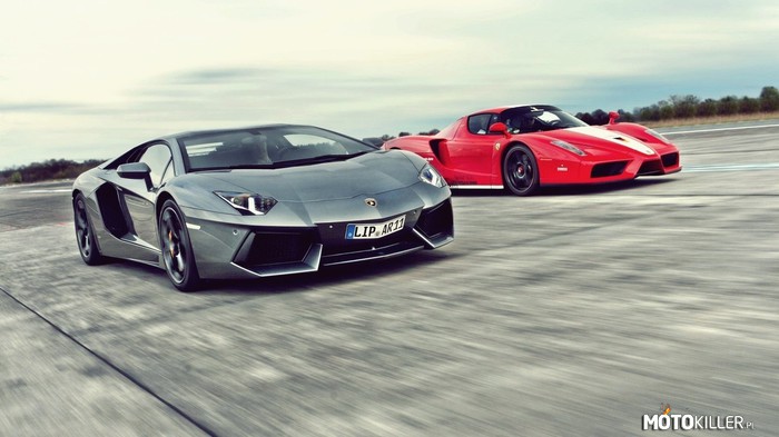 Lamborghini VS Ferrari – Co wybieracie?
Bo ja Lambo 