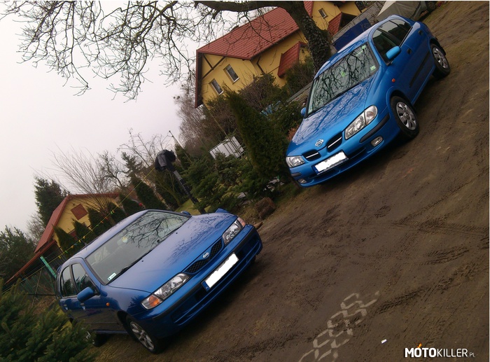 2x Nissan Almera – N15 mój i N16 mojej Dziewczyny:) 