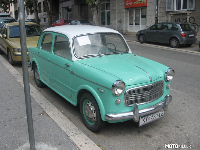 Fiat 1100 – Zdjęcie zrobione kilka lat temu w Chorwacji. 
