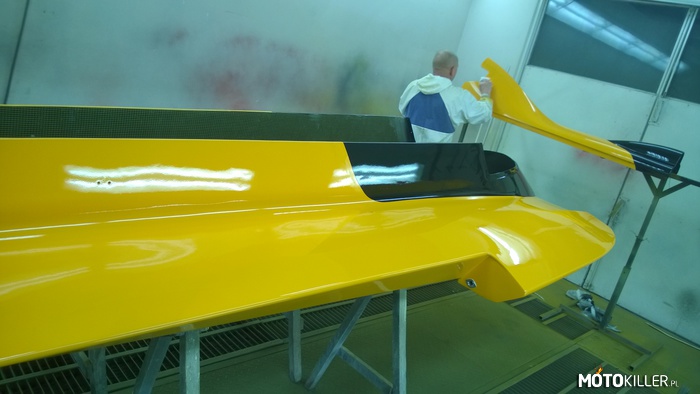 Juz pomalowana – łódź sportowa OSY-400 
