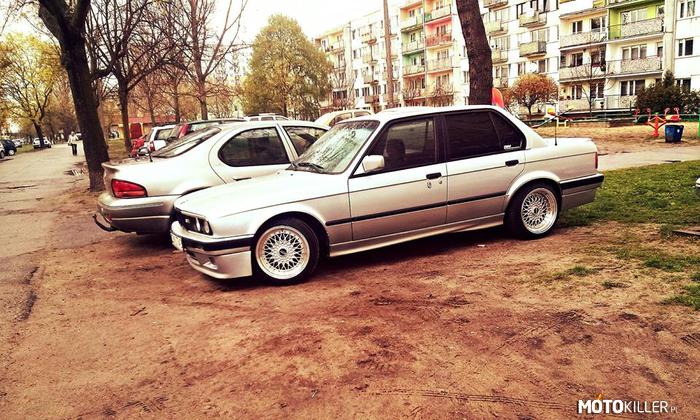 BMW E30 – BMW spotykane często na parkingu niedaleko mojego bloku. 