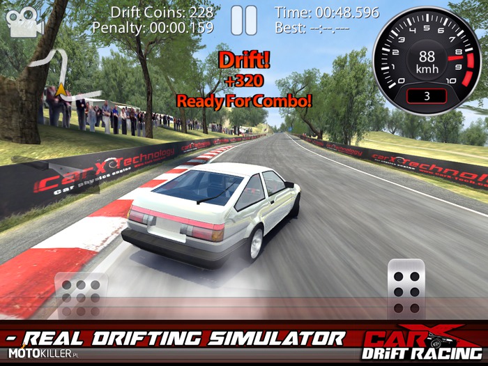CarX Drift Racing – Dodaję to z ciekawości. Znalazłam ją przeglądając stronki internetowe, grafika, fizyka aut bardzo dobra, trochę trudna ale warta zagrania.. 