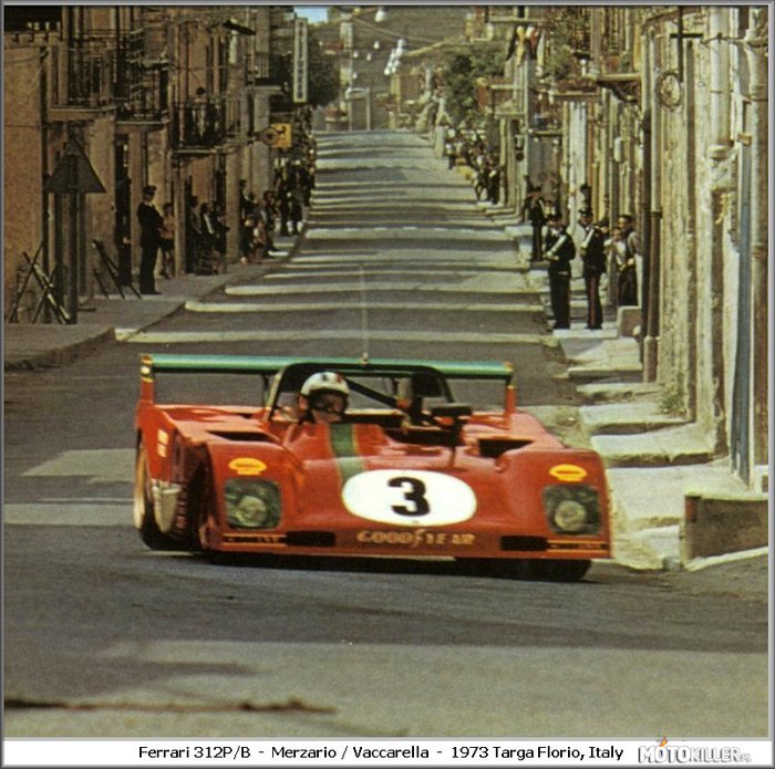 Podróż w czasie – Targa Florio 1973, Ferrari 312 PB a za kierownicą Nino Vaccarella 