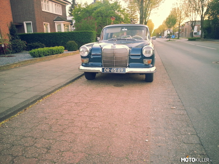 Mercedes – Stary mercedes Holendra spotkany w Niemczech. Jeżeli się spodoba to wrzucę zdjęcia innych aut między innymi R8 spyder. 