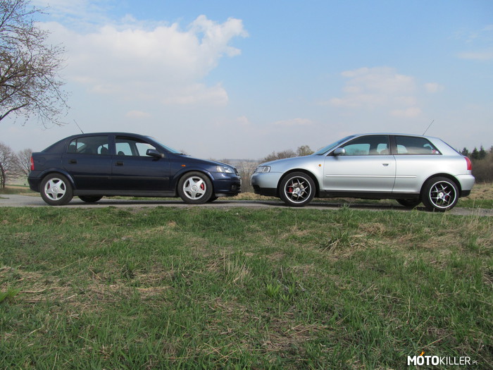 Astra G i Audi a3 – Bo liczy się pasja i wspólny szacunek. PS. A3 doczekała się gleby 