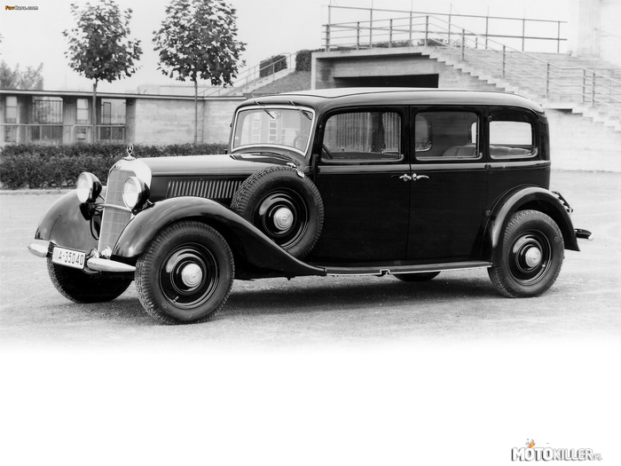 Mercedes-Benz 260 D – Pierwszy na świecie produkowany seryjnie samochód z silnikiem diesla. 