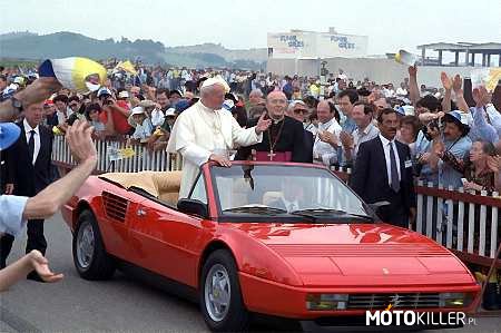 Św. Jan Paweł II i Ferrari –  