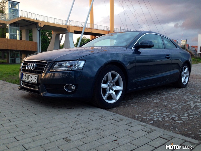 Audi A5 – Parking koło Ekomariny w Giżycku 