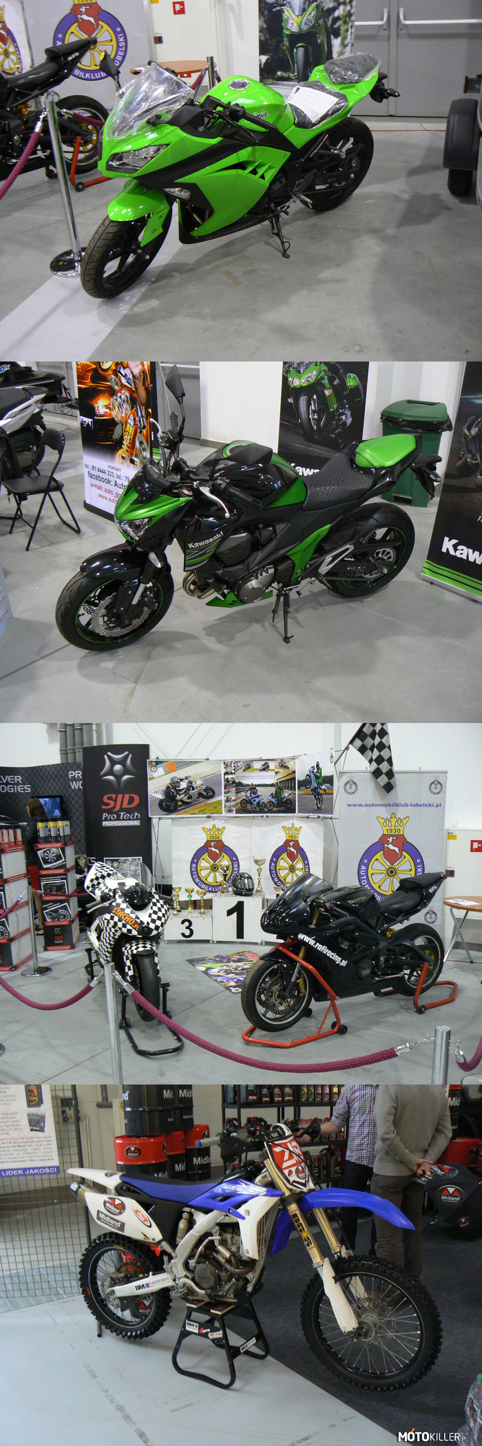 Kilka motocykli z Moto Eventu w Lublinie – Moto Event Lublin, drugi dzień 