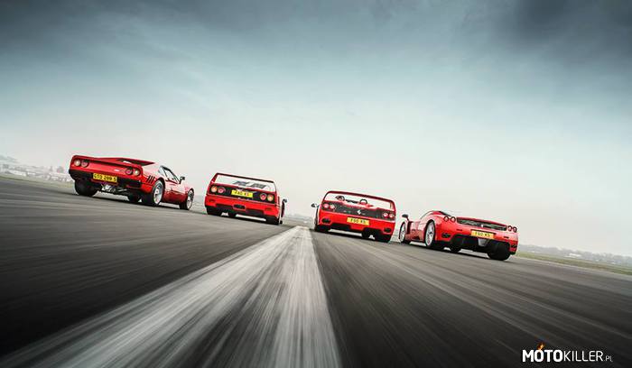 Ferrari – 288 GTO, F40, F50 i Enzo 