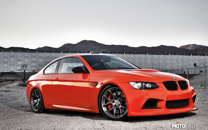 Fire Orange BMW M3 –  