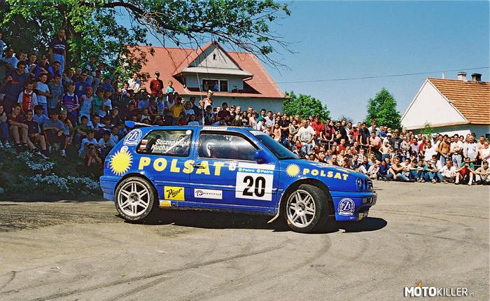 Volkswagen Golf kit-car – Tomasz Kuchar, Maciej Szczepaniak rok 1999 Rajd Polski 