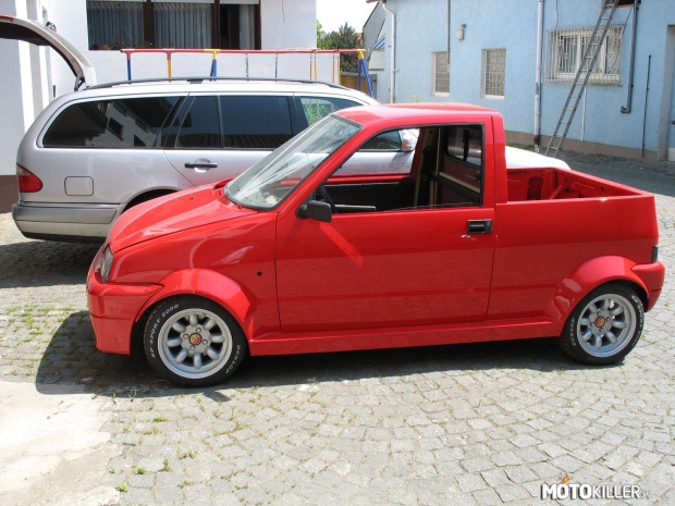 Fiat Cinquecento Pick up – Dopieszczony projekt. 